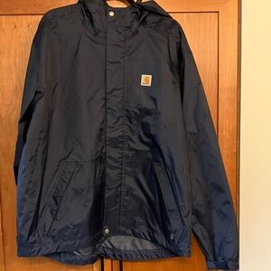 Carhartt Men's Dark Blue Raincoat